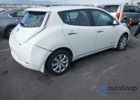2015 Nissan Leaf S/Sl/Sv z USA, uszkodzony, nr VIN 1N4AZ0CP2FC333347